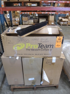 (120) PUSH BROOM HEADS. LOADING & HANDLING FEE $15-4179